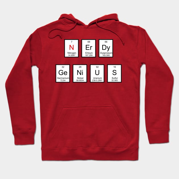 NErDy GeNiUs Hoodie by RFMDesigns